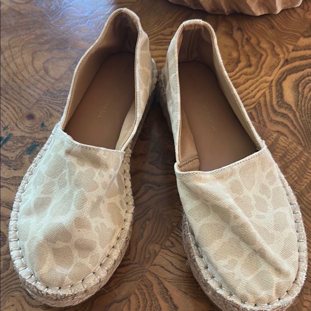 Women's Cream Espadrille Flats